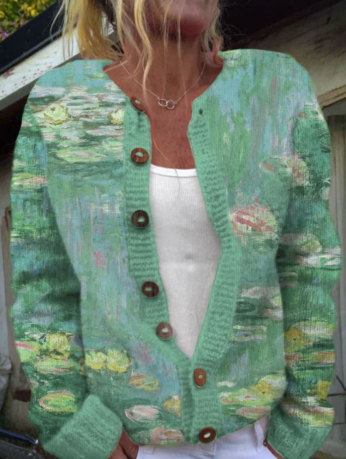 Anwen | Soft green cardigan